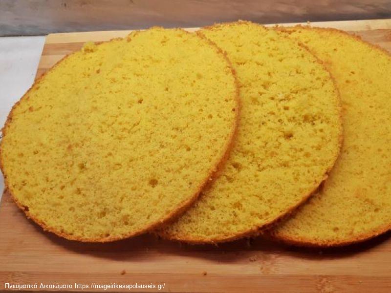 Παντεσπάνι αφράτο για τούρτες 